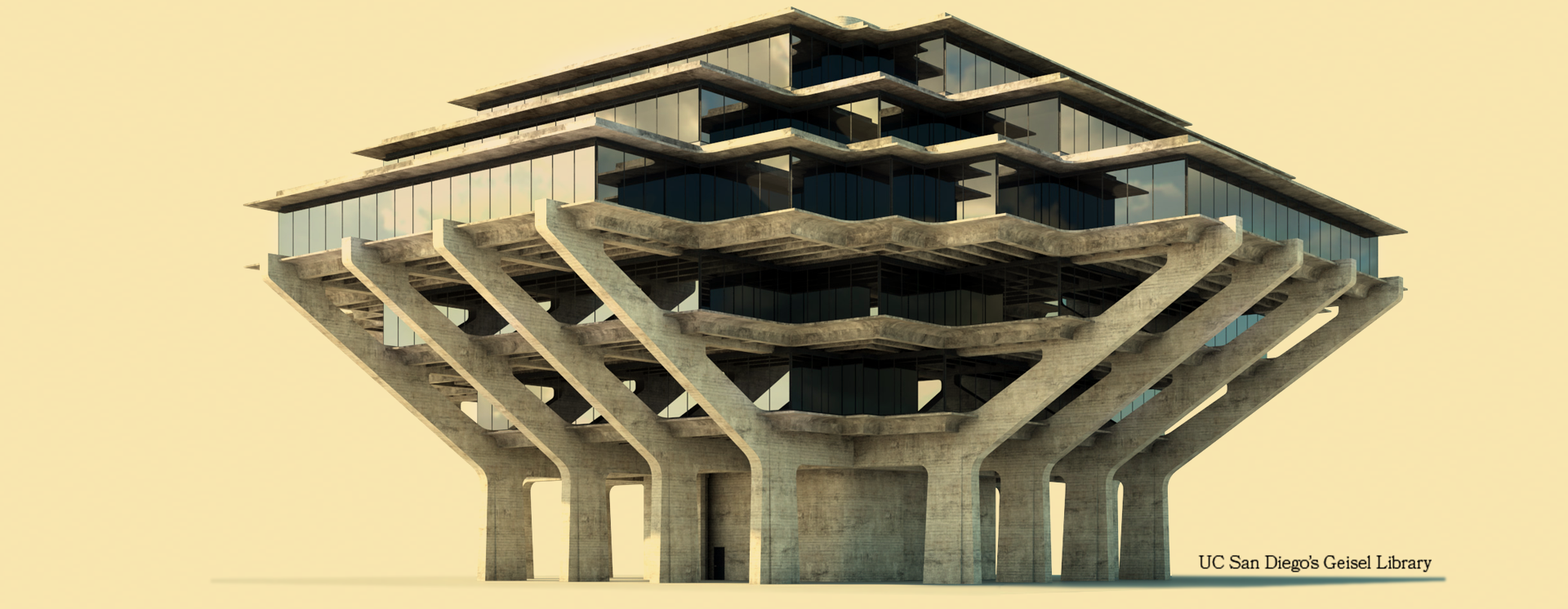 Geisel Library at UC San Diego, named in honor of Ted and Audrey.